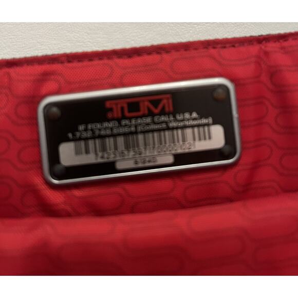 TUMI Satchel Tote Bag Black Ballistic  Nylon Travel Weekender Cabin Carry On - Picture 4 of 6